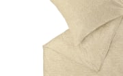 Flanell Bettwäsche, beige, 155 x 220 cm