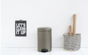Treteimer Newicon, platinum, 12 L