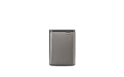 Abfallbehälter Bo, platinum, 7 L