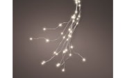 Micro LED Lichtbündel, silber, 190 cm