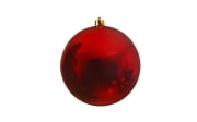 Kugel weihnachtsrot glanz, 14 cm