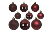 Weihnachtskugel-Set, ochsenblut, 6 cm