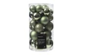 Weihnachtskugel-Set, rosmarin, 6 cm