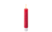 LED Spitzkerze, weihnachtsrot