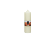 Kirchenkerze, ivory, B/H 25 x 7,5 cm