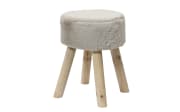 Hocker, beige, 38 cm