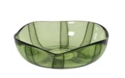 Glasteller, grün, 8,5 cm