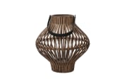 Windlicht, braun, 26 cm