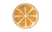 Frühstücksteller Orange, orange/weiß