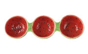 Schale Wassermelone, rot/grün