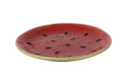 Teller Wassermelone, rot/grün