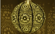 Solar-Laterne, rund, grün, 25 cm