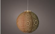 Solar-Laterne, rund, orange, 25 cm