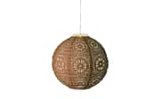 Solar-Laterne, rund, orange, 25 cm
