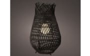 Solar-Laterne, schwarz, 36 cm