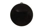 Weihnachtskugel schwarz, 20 cm