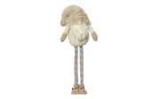 Deko-Zwerg, beige/weiß, 122 cm