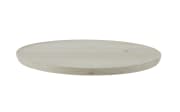 Teller, Mangoholz/beige, 30 cm