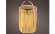 Solar Laterne Holz, beige