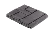 Jacquard Decke, Baumwollmischgewebe, grau/schwarz, 150 cm x 200 cm