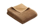Jacquard Wohnmantel Fano, Baumwollmix, braun/camel, 150 x 200 cm