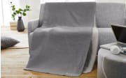 Jacquard Decke bugatti , grau/silber, 150 x 200 cm