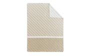 Decke, beige, 150 x 200 cm