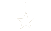 Stern zum Aufhängen M, gold, 35.5 cm