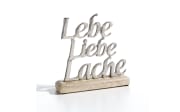 Deko Aufsteller Lebe,Liebe,Lache, 20 cm