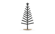 Weihnachtsbaum mit Stern, schwarz,  40 cm 