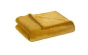 Flanell-Decke, gelb, 130 cm x 170 cm