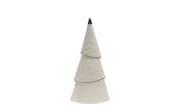Deko-Tannenbaum, weiß/schwarz, 25 cm