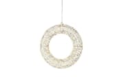 LED-Kranz, silber, 38 cm