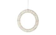 LED-Kranz, silber, 58 cm