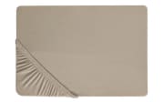 Boxspring-Spannbetttuch, taupe, 90 x 190 x 25 cm