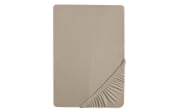 Topper-Spannbetttuch, taupe, 90 x 190 cm