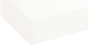Topper Spannbetttuch, weiß, 180 x 200 x 8 cm
