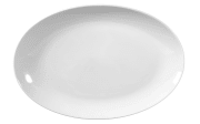 Servierplatte Rondo Liane in weiß, 31 cm