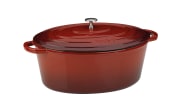 Bräter Calido in rot/oval, 9,5 l