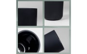 Zahnputzbecher Sana, schwarz, 8 cm
