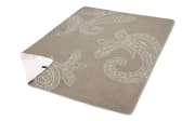 Wohndecke Paisley, taupe, 150 x 200 cm
