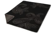Wohndecke Paisley, schwarz, 150 x 200 cm