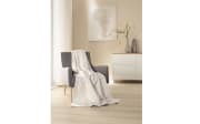Wohndecke Swinging Paisley, beige, 150 x 200 cm