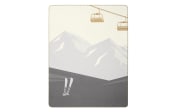 Wohndecke Mountain Valley beige/grau, 150 x 200 cm