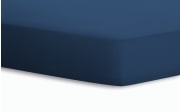 Spannbetttuch Jersey, blau, 100 x 200 cm