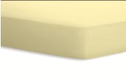 Spannbetttuch Jersey, kamille, 100 x 200 cm