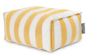 Sitzhocker Roll Santorin, gelb/weiß, 65 x 35 x 55 cm