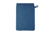 Waschhandschuh Lifestyle uni, nachtblau, 16 x 22 cm