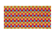 Saunatuch Lifestyle Karo, multicolor hell, 70 x 180 cm