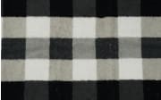 Handtuch Karo, schwarz/weiß/grau, 50 x 100 cm